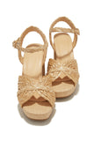 Stetnode Coastal Resort Platform Block Heels - Natural