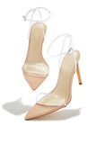 Stetnode Anezia Single Sole High Heels - Clear