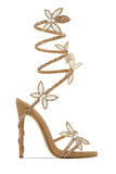 Stetnode Fantasy Embellished Around The Ankle Coil Heels - Nude