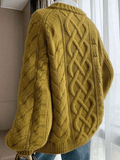 Stetnode Oversized Cable Knit Sweater