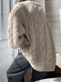 Stetnode Oversized Cable Knit Sweater