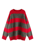 Stetnode Oversized Stripe Pullover Sweater