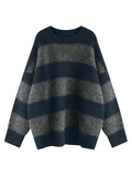 Stetnode Oversized Stripe Pullover Sweater