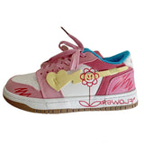 Stetnode back to school Pastel Aesthetic Flower Sneakers