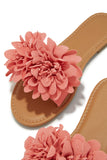 Stetnode Analia Slip On Flower Sandals - Peach