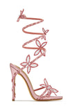 Stetnode Fantasy Embellished Around The Ankle Coil Heels - Nude