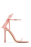 Stetnode Pauline High Heels with Bow Detailing - Pink