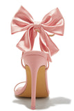 Stetnode Pauline High Heels with Bow Detailing - Pink