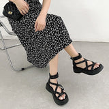 Stetnode Goblincore Platform Sandals