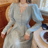 Stetnode High Class Lady Cottagecore Dress