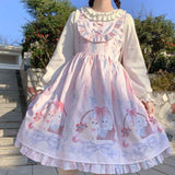 Stetnode Kitten Picnic Cottagecore Dress