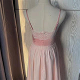 Stetnode Watercolor Rose Macarons Fairycore Princesscore Cottagecore Dress