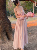 Stetnode Watercolor Rose Macarons Fairycore Princesscore Cottagecore Dress