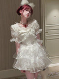 Stetnode Coconut Mille Feuille Fairycore Princesscore Dress