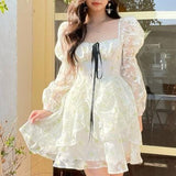 Stetnode Summer Snowfall Fairycore Princesscore Cottagecore Dress