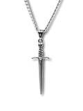 Stetnode Punk Skeleton Dagger Pendant Necklace