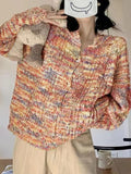 Stetnode Rainbow Front Button Cardigan