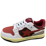 Stetnode back to school Red & Grey Shooting Star Sneakers