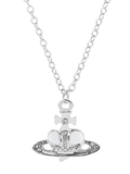 Stetnode Rhinestone Cross Heart Pendant Necklace