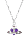 Stetnode Rhinestone Cross Heart Pendant Necklace