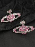 Stetnode Rhinestone Planet Design Earring