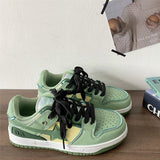 Stetnode back to school Sage Green Star Sneakers