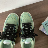 Stetnode back to school Sage Green Star Sneakers