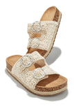 Stetnode Sunkissed Crochet Slip On Sandals - Ivory