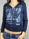 Stetnode Screen Print Zipper Hoodie