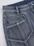 Stetnode Seam Detail Pocket Cargo Jeans