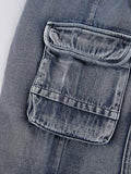 Stetnode Seam Detail Pocket Cargo Jeans