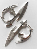 Stetnode Silver Punk Character Earrings