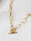 Stetnode Simple Link Chain Toggle Necklace