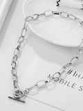 Stetnode Simple Link Chain Toggle Necklace