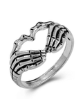 Stetnode Skull Heart Pattern Ring