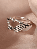 Stetnode Skull Heart Pattern Ring