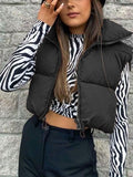 Stetnode Sleeveless Cropped Puffer Jacket