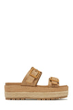 Stetnode Cabo Nights Platform Slip On Sandals - Natural