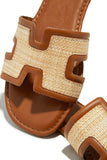 Stetnode Playa Paradiso Slip On Sandals - Tan