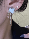 Stetnode Tassel Star Heart Charm Earrings