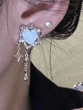 Stetnode Tassel Star Heart Charm Earrings