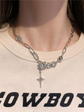 Stetnode Y2k Star Moonstone Necklace