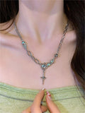 Stetnode Y2k Star Moonstone Necklace