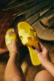 Stetnode Bianka Slip On Sandals - Yellow