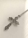 Stetnode Vintage Baroque Cross Necklace