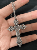 Stetnode Vintage Baroque Cross Necklace