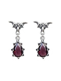 Stetnode Vintage Bat Pattern Drip Earrings