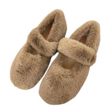 Stetnode Warm Sheepskin Ballet Flats