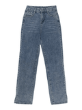 Stetnode Washed Split Boyfriend Jeans