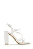 Stetnode Victoria Block Heels - Silver